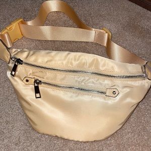Yellow 2 pocket fanny pack
